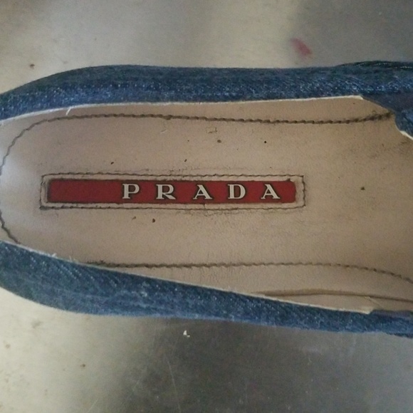 Prada Sport DENIM SLIP ON SNEAKERS - Picture 9 of 9